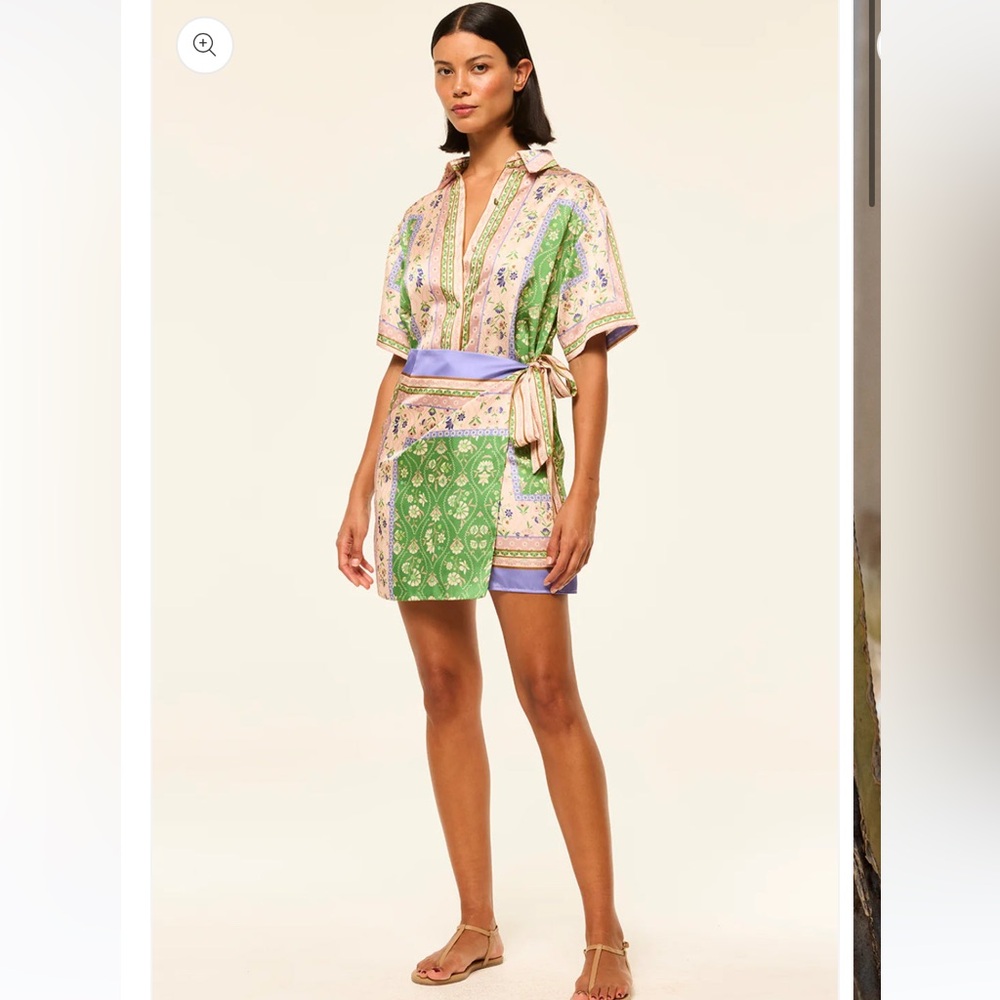 MISA Kezia Dress Matcha Love M NWT